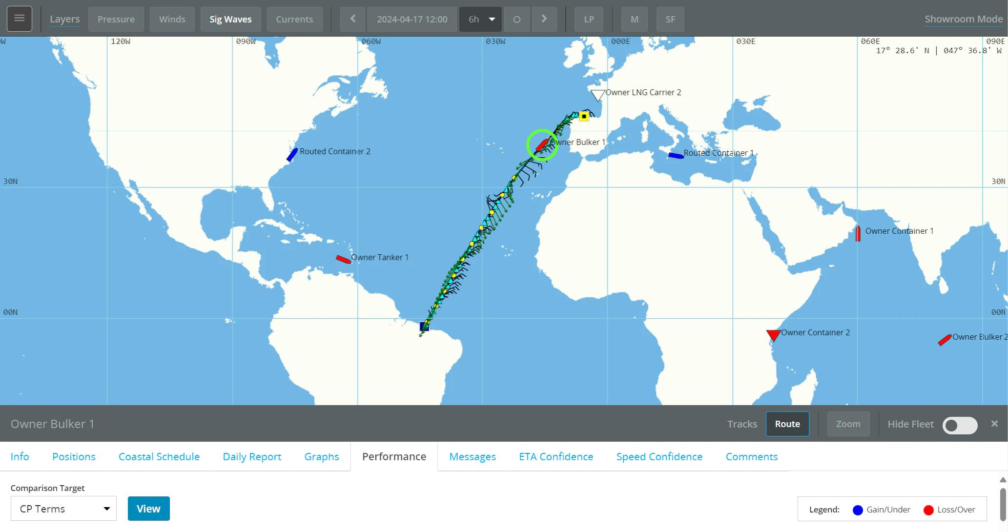 s-Insight's live tracking map