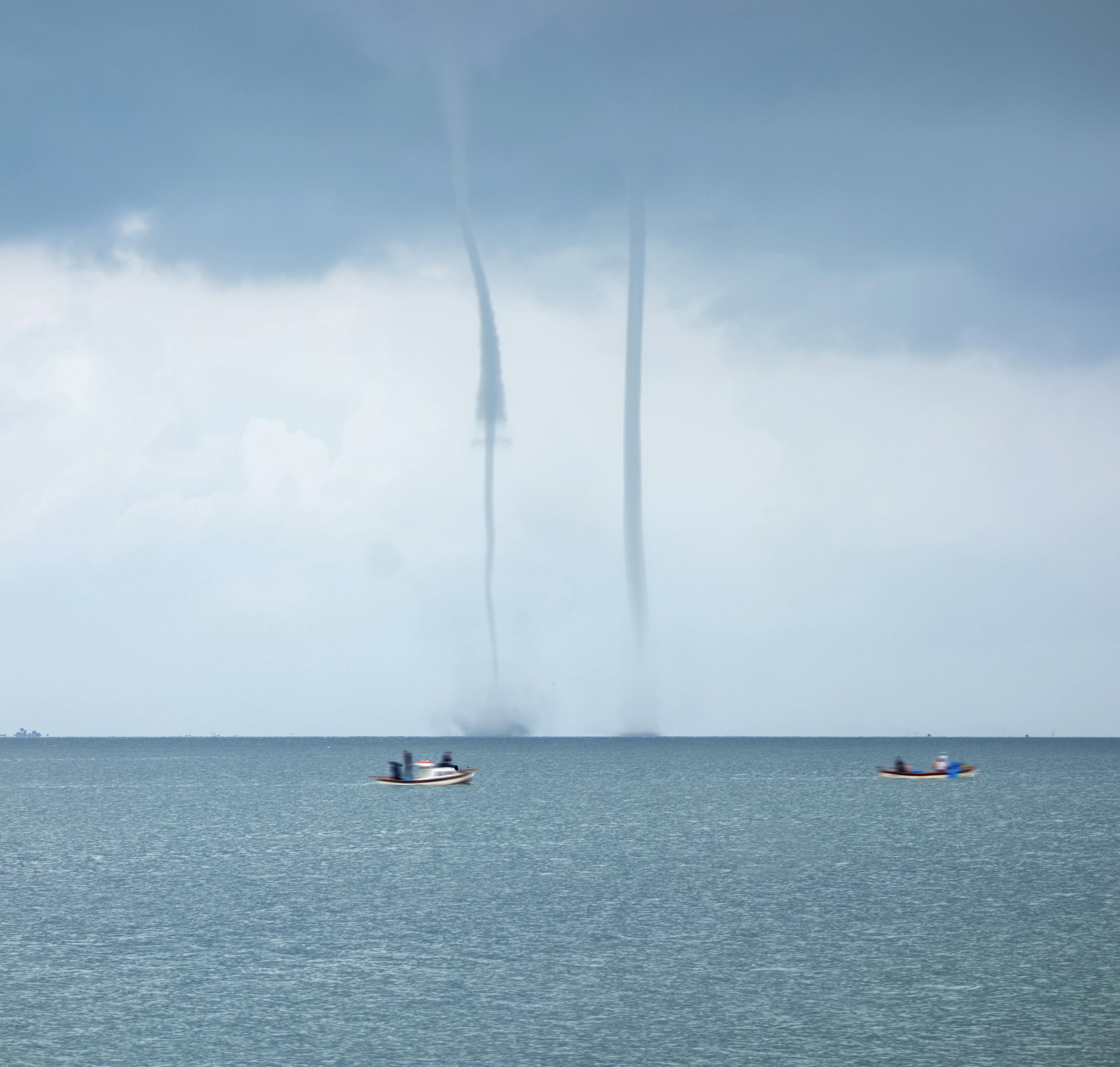 waterspout at sea